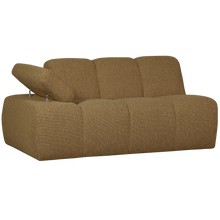 Laden Sie das Bild in den Galerie-Viewer, MOJO 1,5-SEATER ELEMENT ARM LEFT BOUCLE YELLOW/BROWN MELANGE