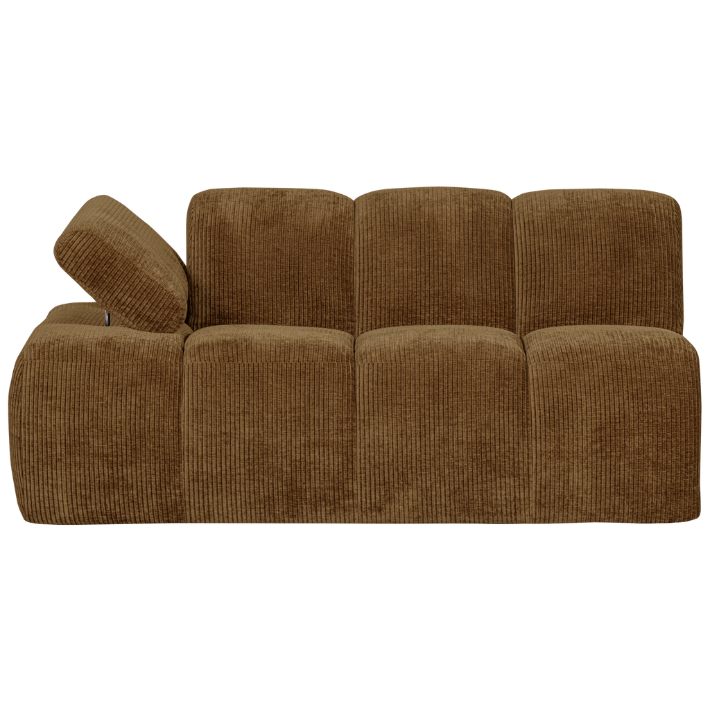 MOJO 1,5-SEATER ELEMENT ARM LEFT RIB FABRIC HONEY YELLOW