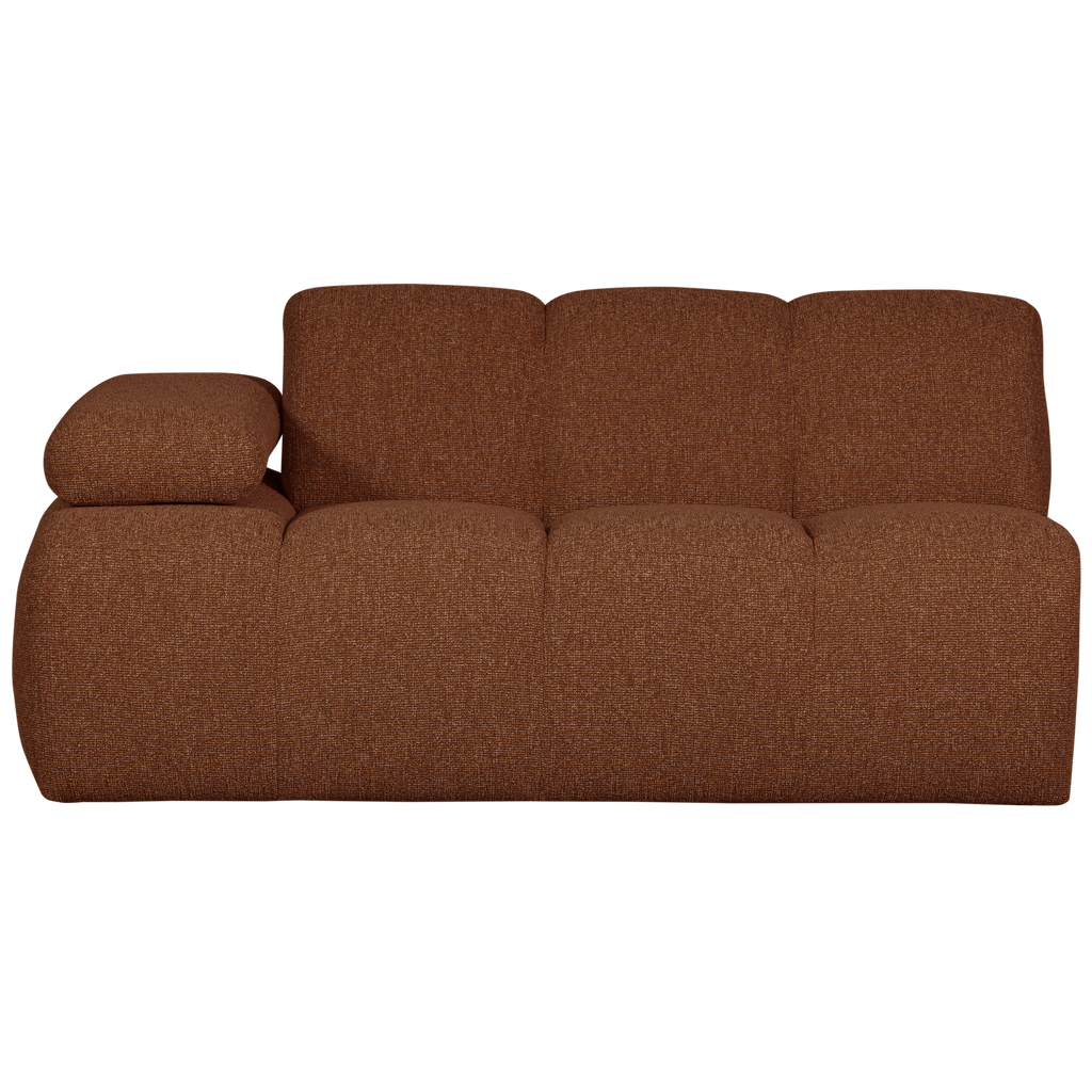 MOJO 1,5-SEATER ELEMENT ARM LEFT BOUCLE RUST BROWN MELANGE