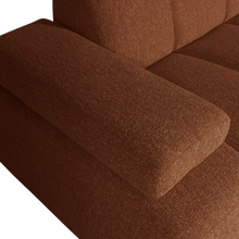 Cargar imagen en el visor de la galería, MOJO 1,5-SEATER ELEMENT ARM LEFT BOUCLE RUST BROWN MELANGE
