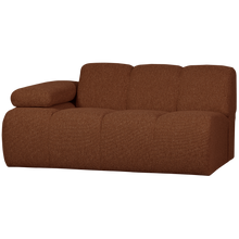 Cargar imagen en el visor de la galería, MOJO 1,5-SEATER ELEMENT ARM LEFT BOUCLE RUST BROWN MELANGE