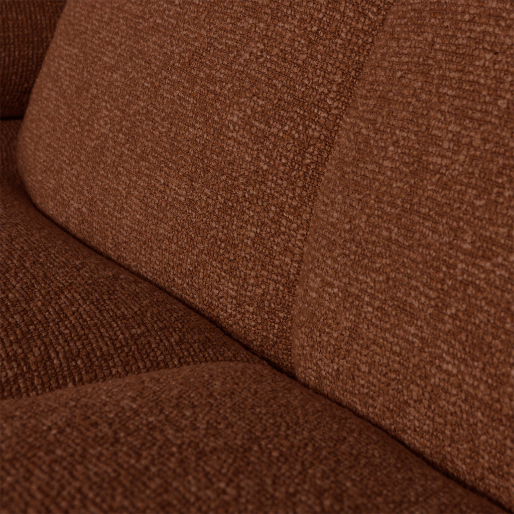 MOJO 1,5-SEATER ELEMENT ARM LEFT BOUCLE RUST BROWN MELANGE