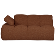Cargar imagen en el visor de la galería, MOJO 1,5-SEATER ELEMENT ARM LEFT BOUCLE RUST BROWN MELANGE