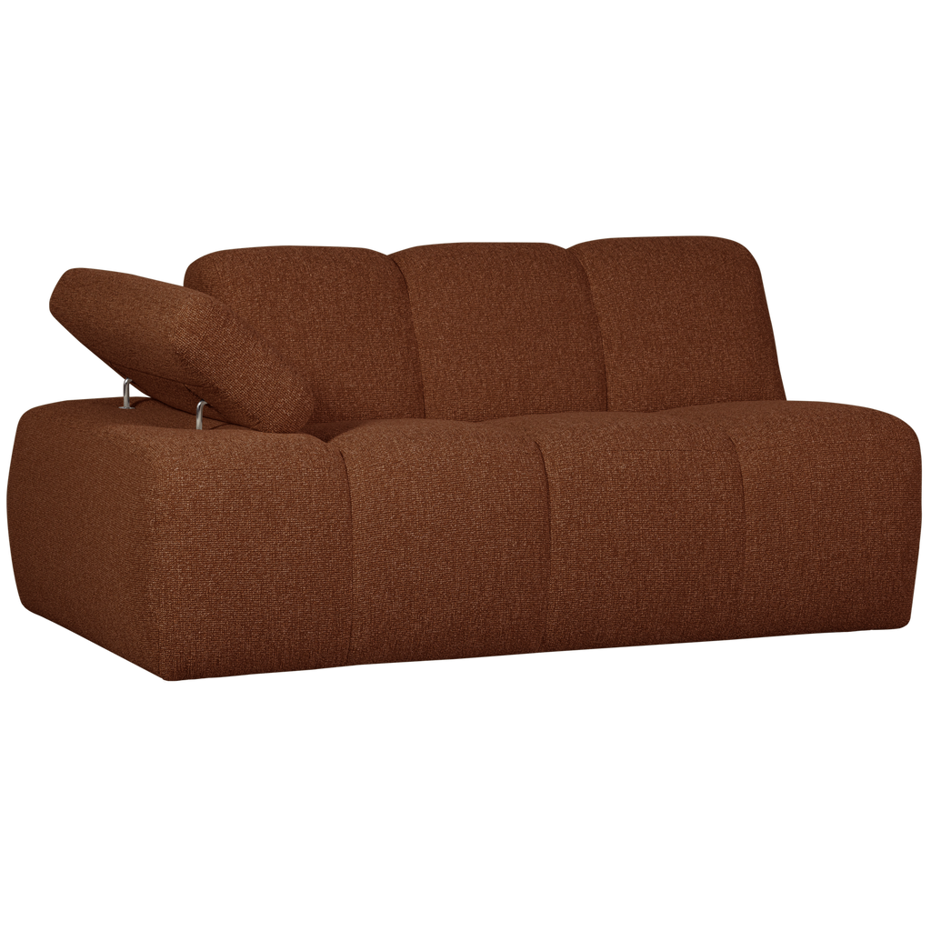 MOJO 1,5-SEATER ELEMENT ARM LEFT BOUCLE RUST BROWN MELANGE