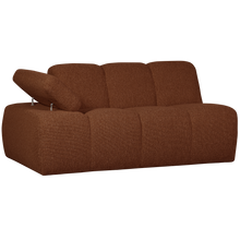 Cargar imagen en el visor de la galería, MOJO 1,5-SEATER ELEMENT ARM LEFT BOUCLE RUST BROWN MELANGE