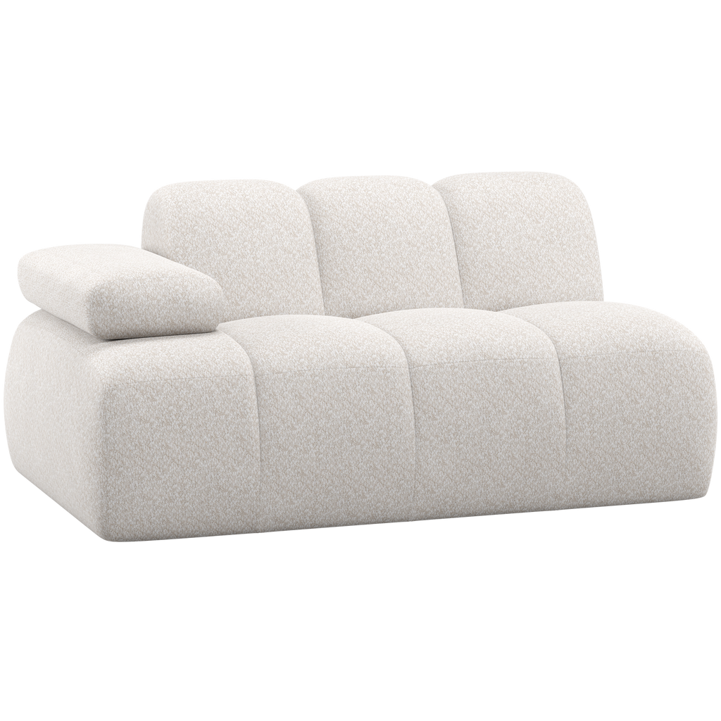 MOJO 1,5-SEATER ELEMENT ARM LEFT WOOLLY ECRU