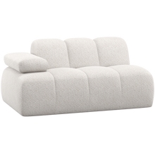 Laden Sie das Bild in den Galerie-Viewer, MOJO 1,5-SEATER ELEMENT ARM LEFT WOOLLY ECRU