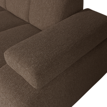 Laden Sie das Bild in den Galerie-Viewer, MOJO 1,5-SEATER ELEMENT ARM RIGHT BOUCLE BROWN MELANGE