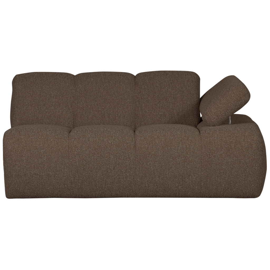 MOJO 1,5-SEATER ELEMENT ARM RIGHT BOUCLE BROWN MELANGE