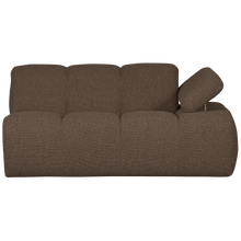 Laden Sie das Bild in den Galerie-Viewer, MOJO 1,5-SEATER ELEMENT ARM RIGHT BOUCLE BROWN MELANGE