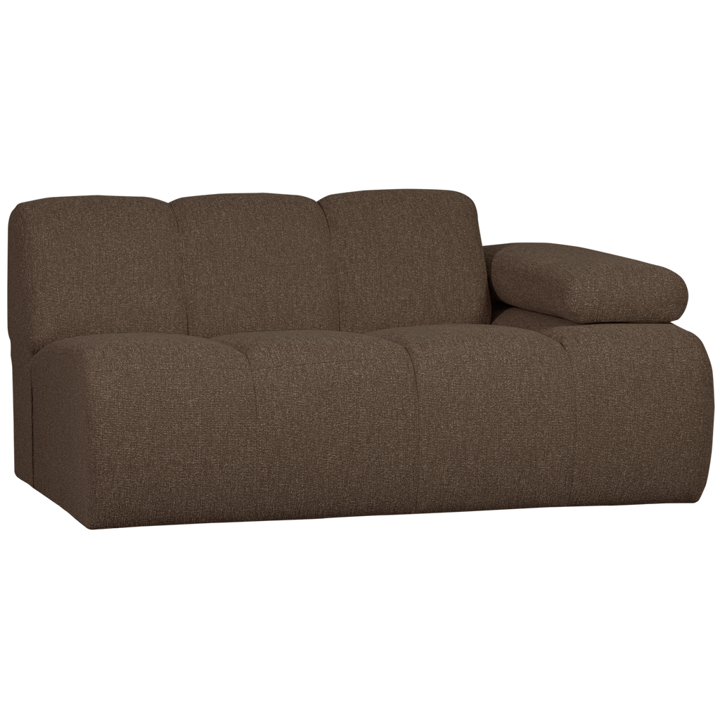 MOJO 1,5-SEATER ELEMENT ARM RIGHT BOUCLE BROWN MELANGE