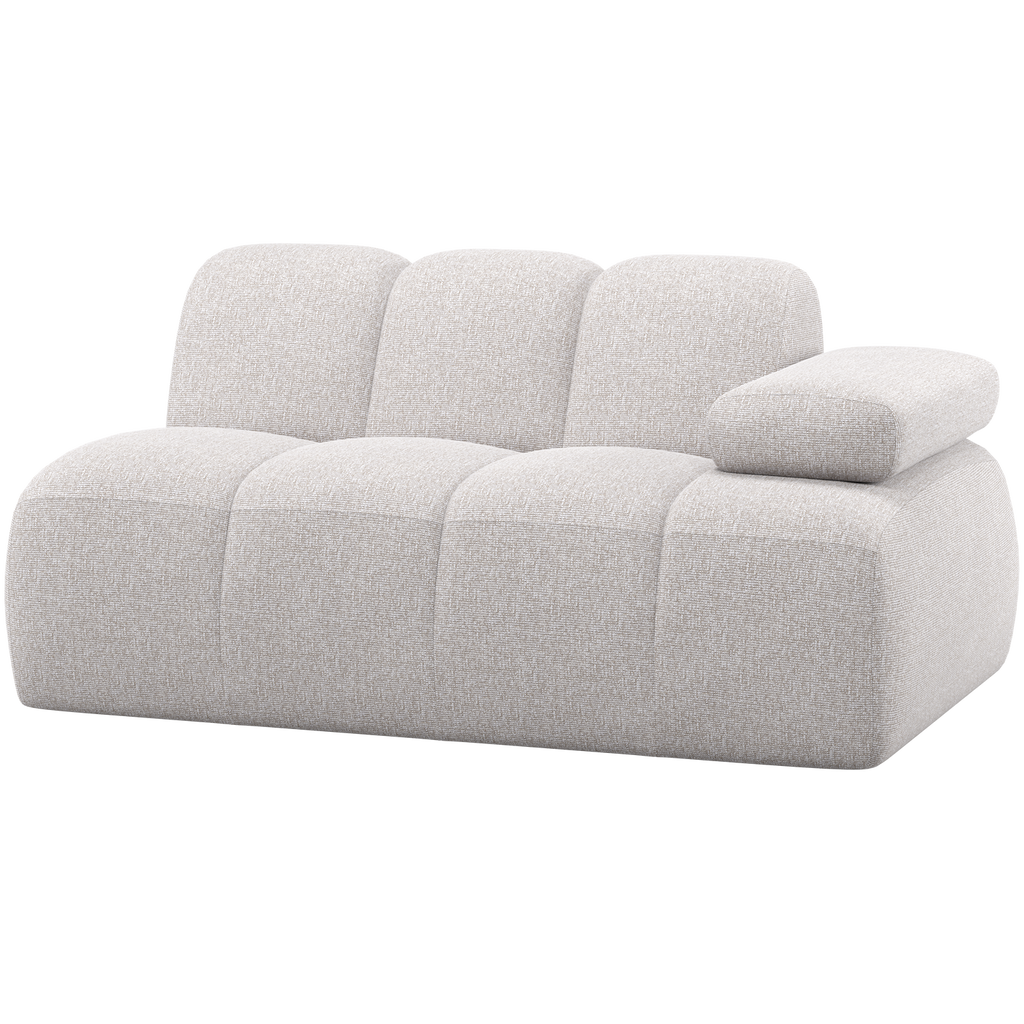 MOJO 1,5-SEATER ELEMENT ARM RIGHT BOUCLE ECRU MELANGE