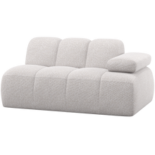 Laden Sie das Bild in den Galerie-Viewer, MOJO 1,5-SEATER ELEMENT ARM RIGHT BOUCLE ECRU MELANGE