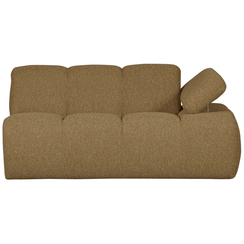 MOJO 1,5-SEATER ELEMENT ARM RIGHT BOUCLE YELLOWBROWN MELANGE
