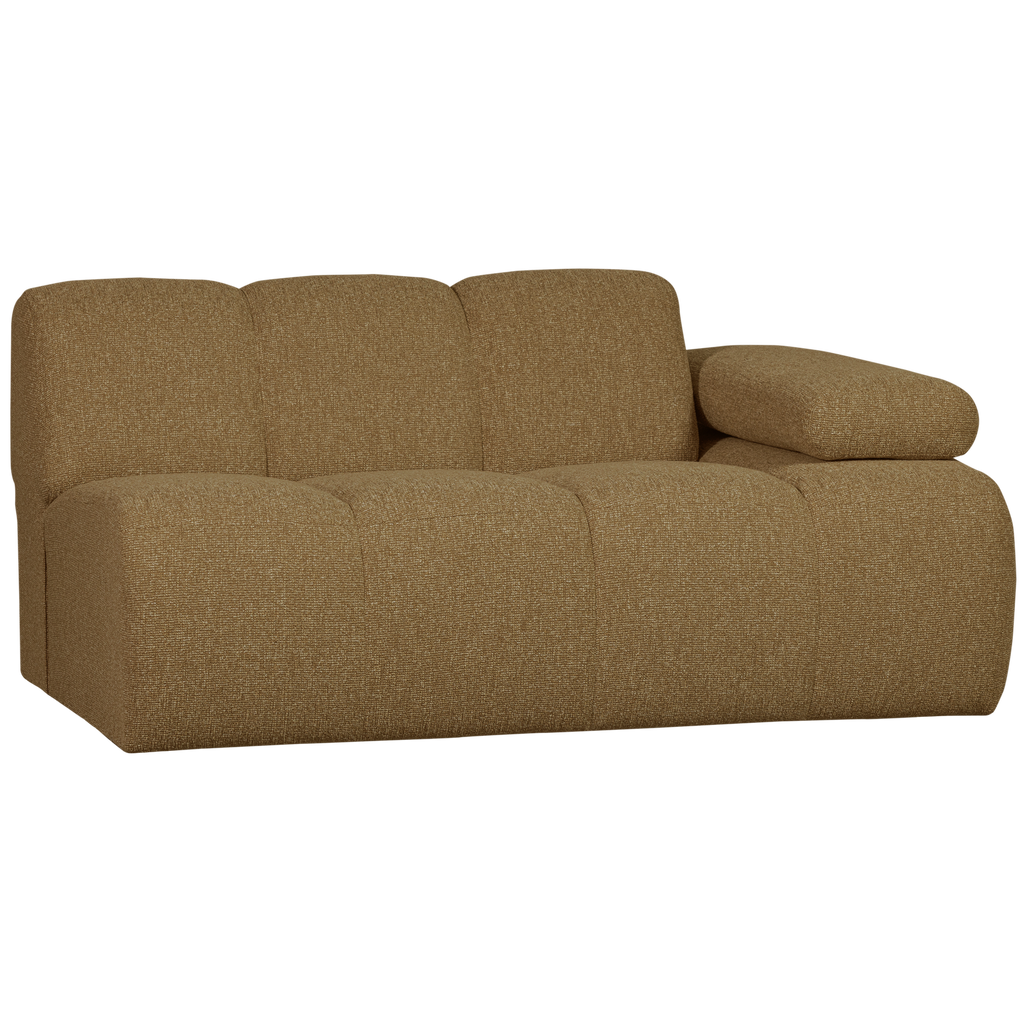 MOJO 1,5-SEATER ELEMENT ARM RIGHT BOUCLE YELLOWBROWN MELANGE