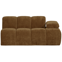 Laden Sie das Bild in den Galerie-Viewer, MOJO 1,5-SEATER ELEMENT ARM RIGHT RIB FABRIC HONEY YELLOW