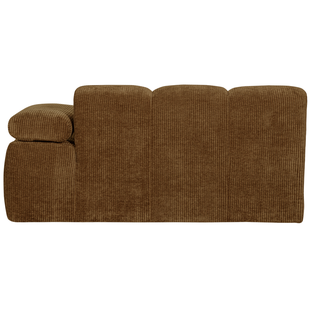 MOJO 1,5-SEATER ELEMENT ARM RIGHT RIB FABRIC HONEY YELLOW