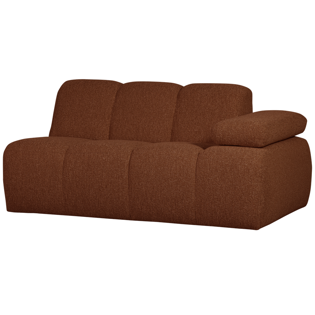 MOJO 1,5-SEATER ELEMENT ARM RIGHT BOUCLE RUST BROWN MELANGE