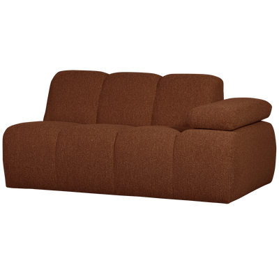 MOJO 1,5-SEATER ELEMENT ARM RIGHT BOUCLE RUST BROWN MELANGE