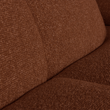 Laden Sie das Bild in den Galerie-Viewer, MOJO CHAISE LONGUE SOFA LEFT BOUCLE RUST BROWN MELANGE