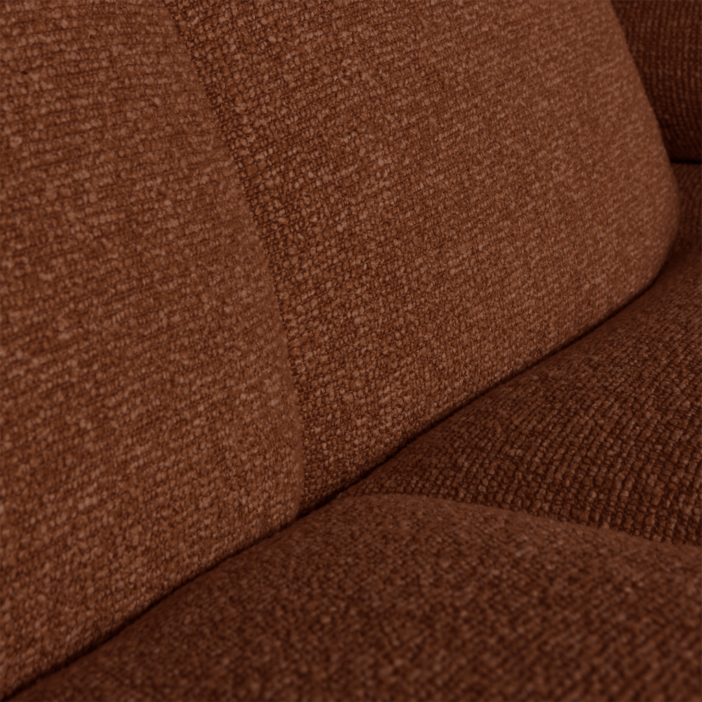 MOJO 1,5-SEATER ELEMENT ARM RIGHT BOUCLE RUST BROWN MELANGE