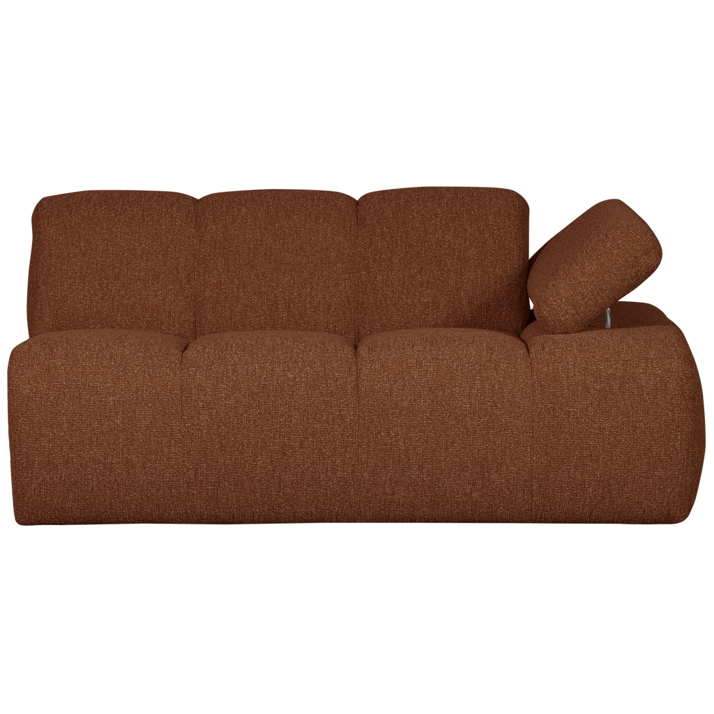 MOJO 1,5-SEATER ELEMENT ARM RIGHT BOUCLE RUST BROWN MELANGE