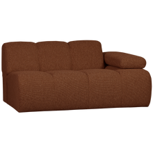 Laden Sie das Bild in den Galerie-Viewer, MOJO 1,5-SEATER ELEMENT ARM RIGHT BOUCLE RUST BROWN MELANGE