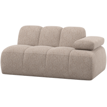 Laden Sie das Bild in den Galerie-Viewer, MOJO 1,5-SEATER ELEMENT ARM RIGHT WOOLLY DARK SAND