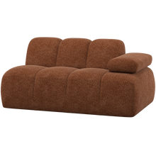 Laden Sie das Bild in den Galerie-Viewer, MOJO 1,5-SEATER ELEMENT ARM RIGHT WOOLLY RUST BROWN