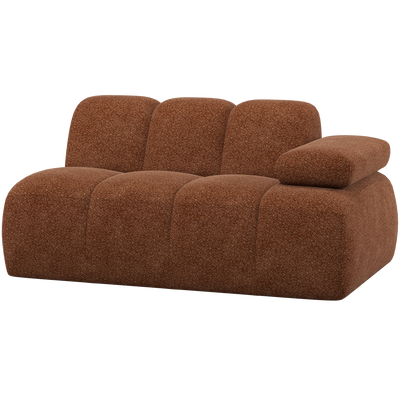 MOJO 1,5-SEATER ELEMENT ARM RIGHT WOOLLY RUST BROWN