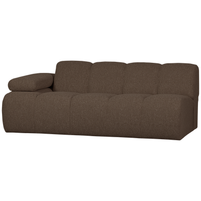 MOJO 2-SEATER ELEMENT ARM LEFT BOUCLE BROWN MELANGE