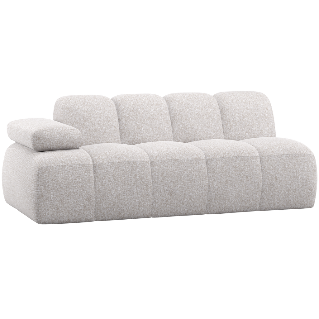 MOJO 2-SEATER ELEMENT ARM LEFT BOUCLE ECRU MELANGE