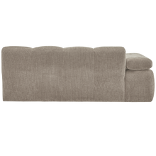 Laden Sie das Bild in den Galerie-Viewer, MOJO 2-SEATER ELEMENT ARM LEFT RIB FABRIC DARK SAND
