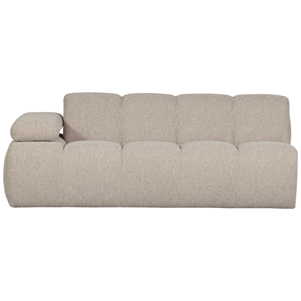 MOJO 2-SEATER ELEMENT ARM LEFT BOUCLE BEIGE MELANGE