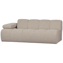 Laden Sie das Bild in den Galerie-Viewer, MOJO 2-SEATER ELEMENT ARM LEFT BOUCLE BEIGE MELANGE