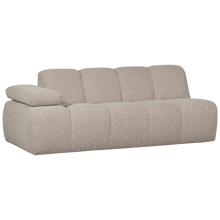 Laden Sie das Bild in den Galerie-Viewer, MOJO 2-SEATER ELEMENT ARM LEFT BOUCLE BEIGE MELANGE