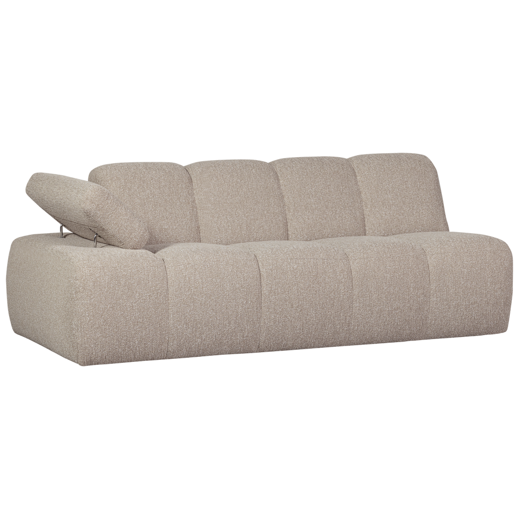 MOJO 2-SEATER ELEMENT ARM LEFT BOUCLE BEIGE MELANGE