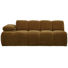 Laden Sie das Bild in den Galerie-Viewer, MOJO 2-SEATER ELEMENT ARM LEFT RIB FABRIC HONEY YELLOW