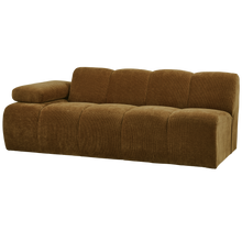 Laden Sie das Bild in den Galerie-Viewer, MOJO 2-SEATER ELEMENT ARM LEFT RIB FABRIC HONEY YELLOW