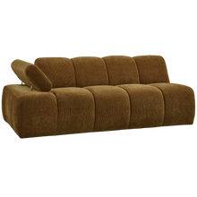 Laden Sie das Bild in den Galerie-Viewer, MOJO 2-SEATER ELEMENT ARM LEFT RIB FABRIC HONEY YELLOW
