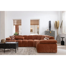 Laden Sie das Bild in den Galerie-Viewer, MOJO CORNER ELEMENT RIB FABRIC RUST BROWN