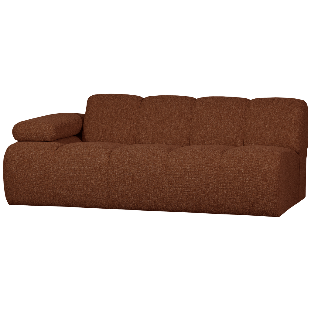 MOJO 2-SEATER ELEMENT ARM LEFT BOUCLE RUST BROWN MELANGE