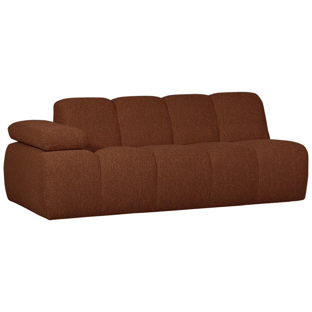 MOJO 2-SEATER ELEMENT ARM LEFT BOUCLE RUST BROWN MELANGE