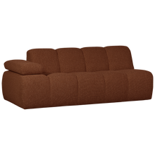 Laden Sie das Bild in den Galerie-Viewer, MOJO 2-SEATER ELEMENT ARM LEFT BOUCLE RUST BROWN MELANGE