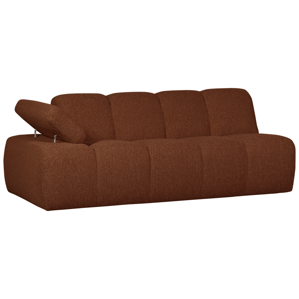 MOJO 2-SEATER ELEMENT ARM LEFT BOUCLE RUST BROWN MELANGE