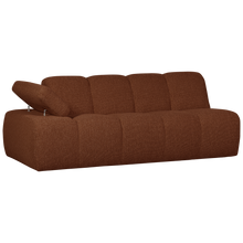 Laden Sie das Bild in den Galerie-Viewer, MOJO 2-SEATER ELEMENT ARM LEFT BOUCLE RUST BROWN MELANGE