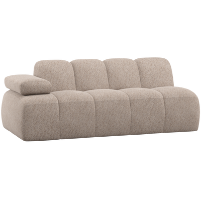 MOJO 2-SEATER ELEMENT ARM LEFT WOOLLY DARK SAND