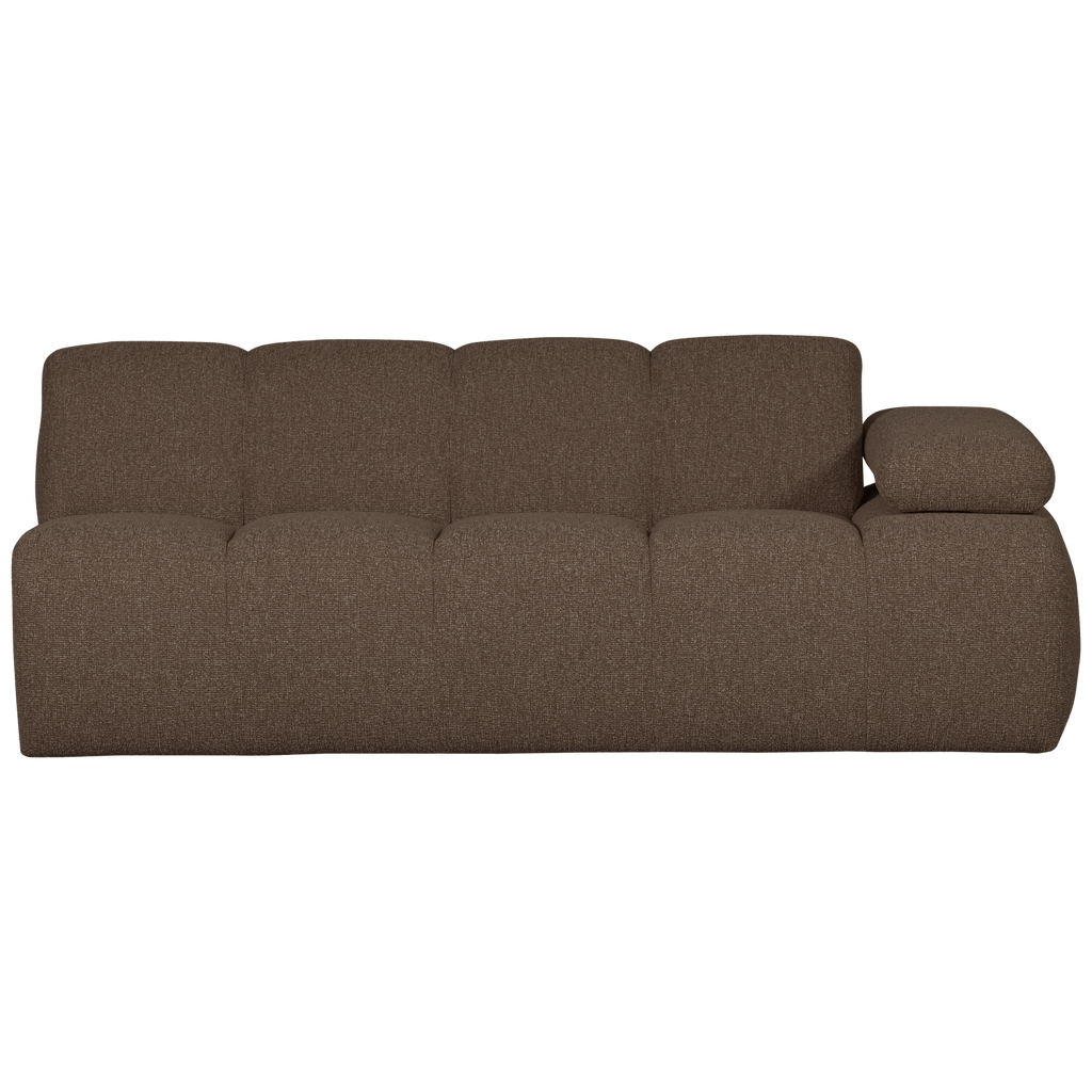 MOJO 2-SEATER ELEMENT ARM RIGHT BOUCLE BROWN MELANGE
