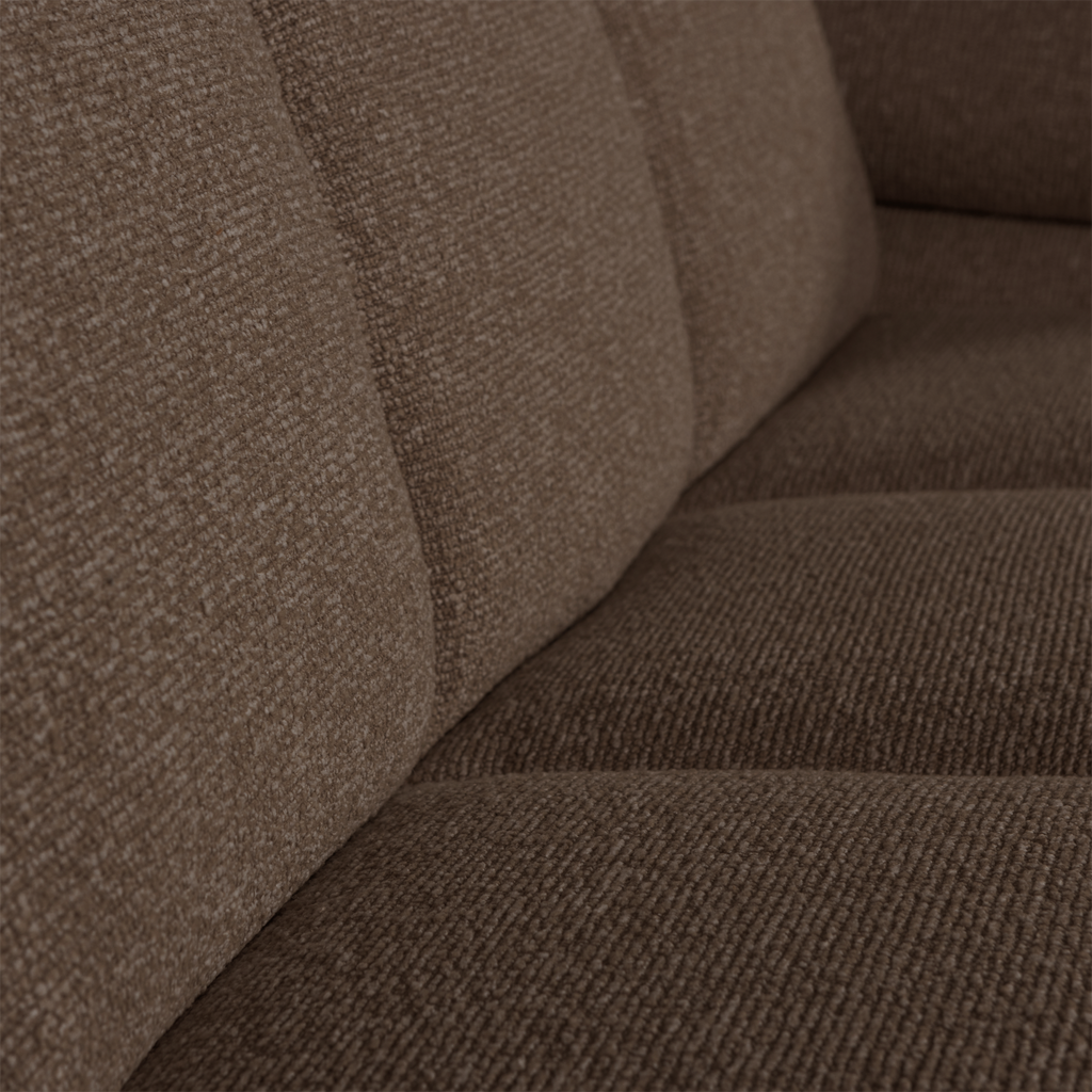 MOJO 2-SEATER ELEMENT ARM RIGHT BOUCLE BROWN MELANGE