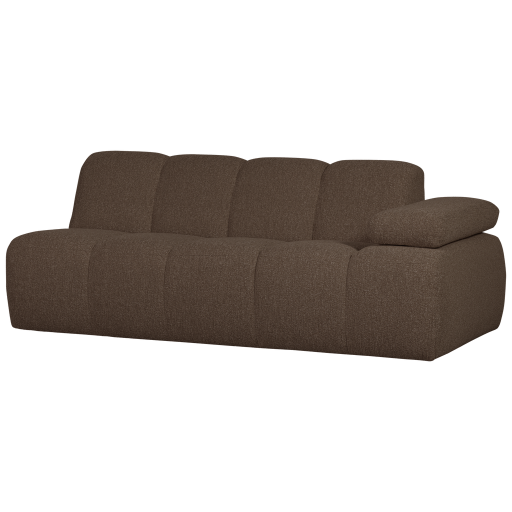 MOJO 2-SEATER ELEMENT ARM RIGHT BOUCLE BROWN MELANGE